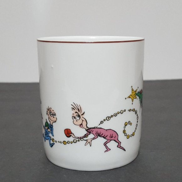 NEW Williams Sonoma Grinch Christmas Tree Mug 14 OZ Porcelain - Picture 5 of 8